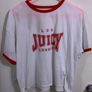 Cropped Juicy Couture Ringer Tee